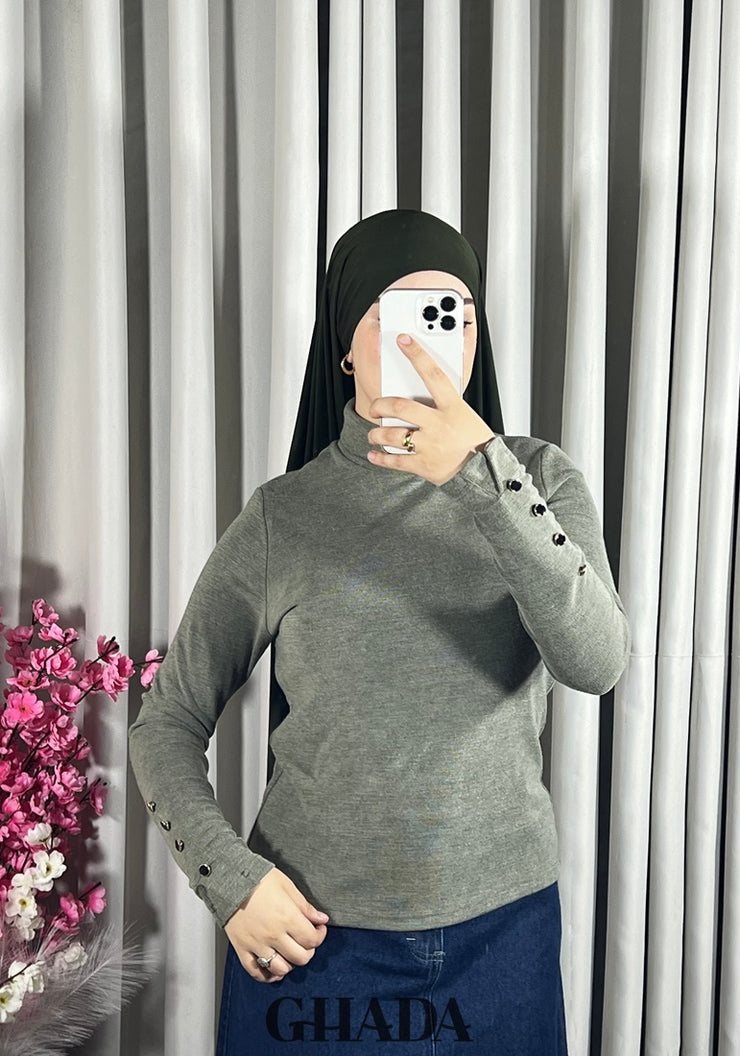 Pull en maille col rond