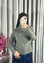 Pull en maille col rond