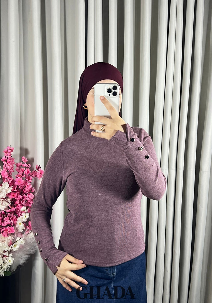 Pull en maille col rond