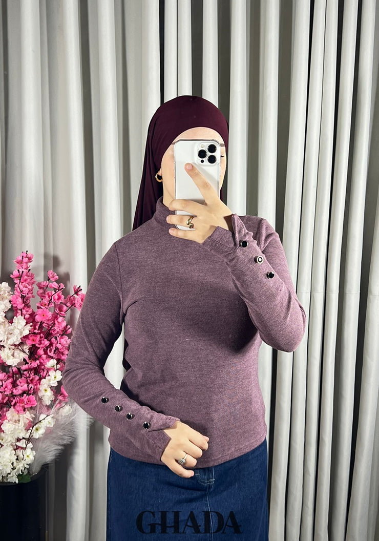 Pull en maille col rond