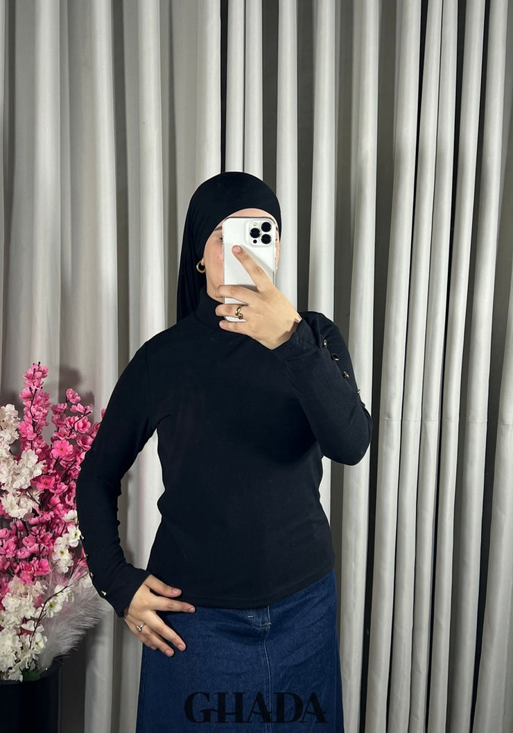 Pull en maille col rond