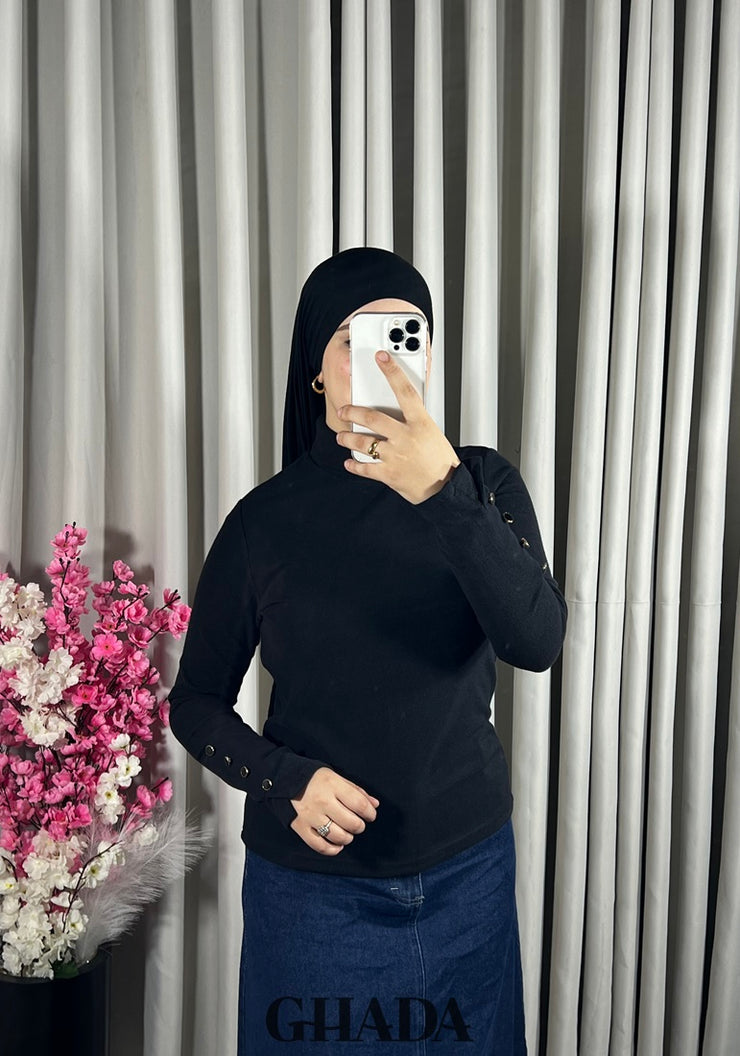 Pull en maille col rond