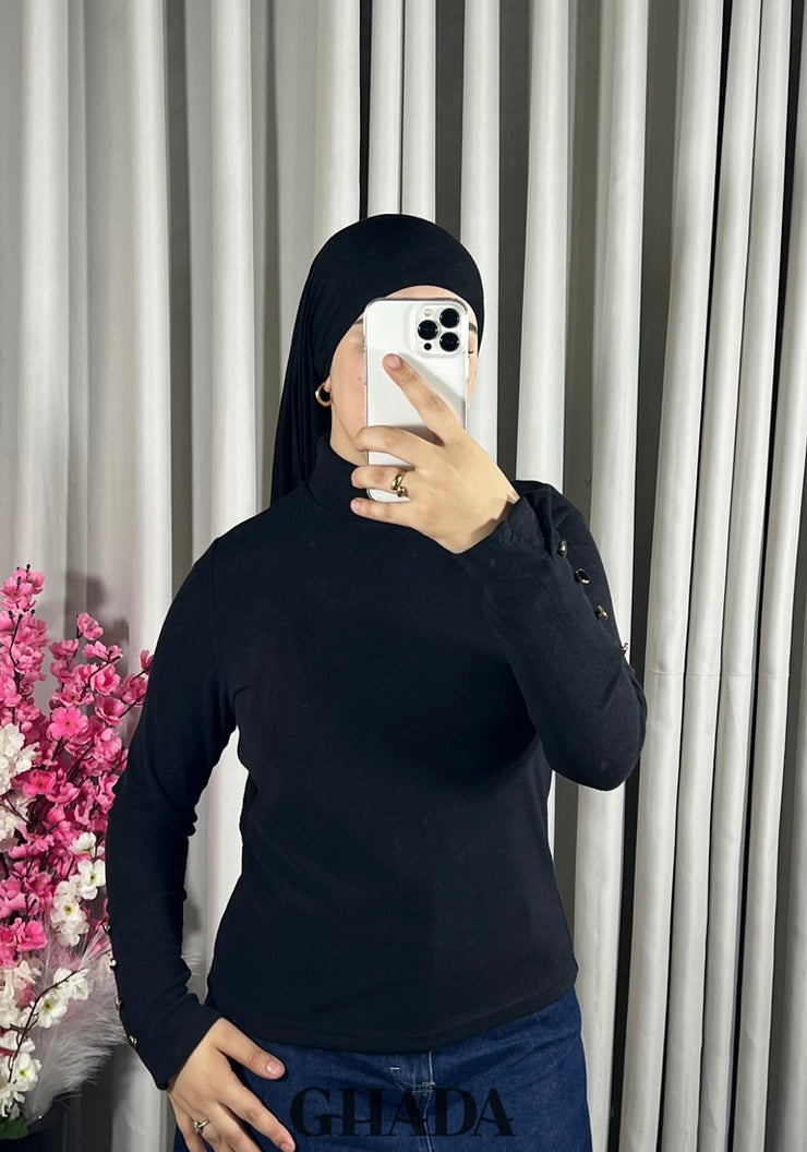 Pull en maille col rond