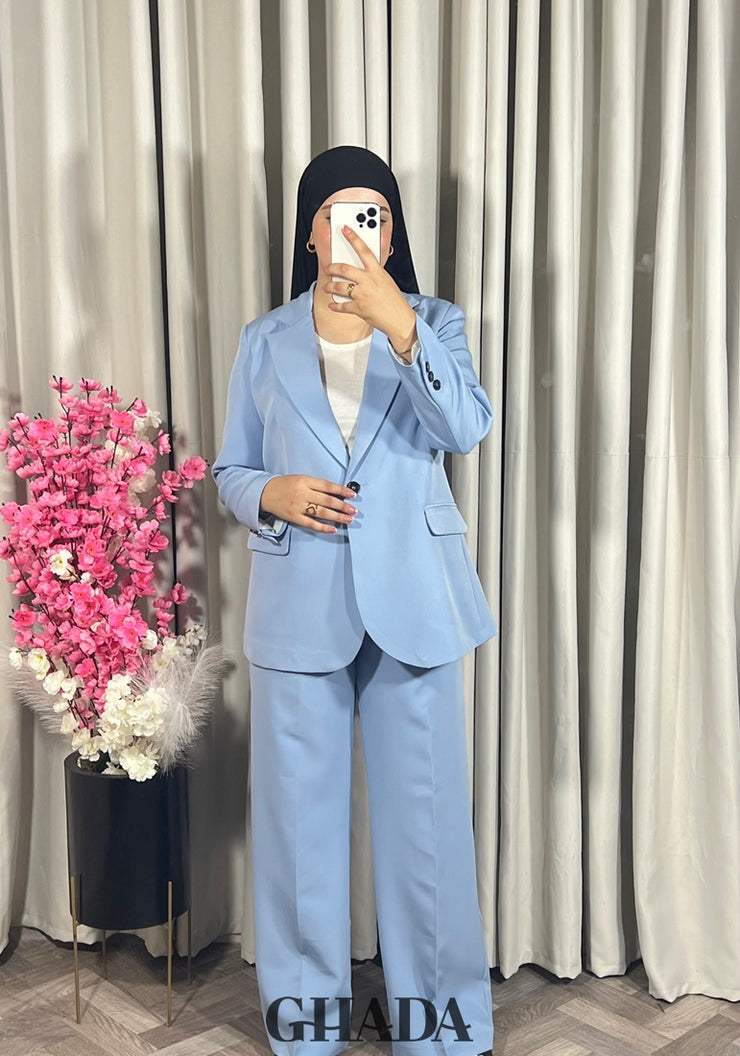Ensemble Tailleur en bleu ciel