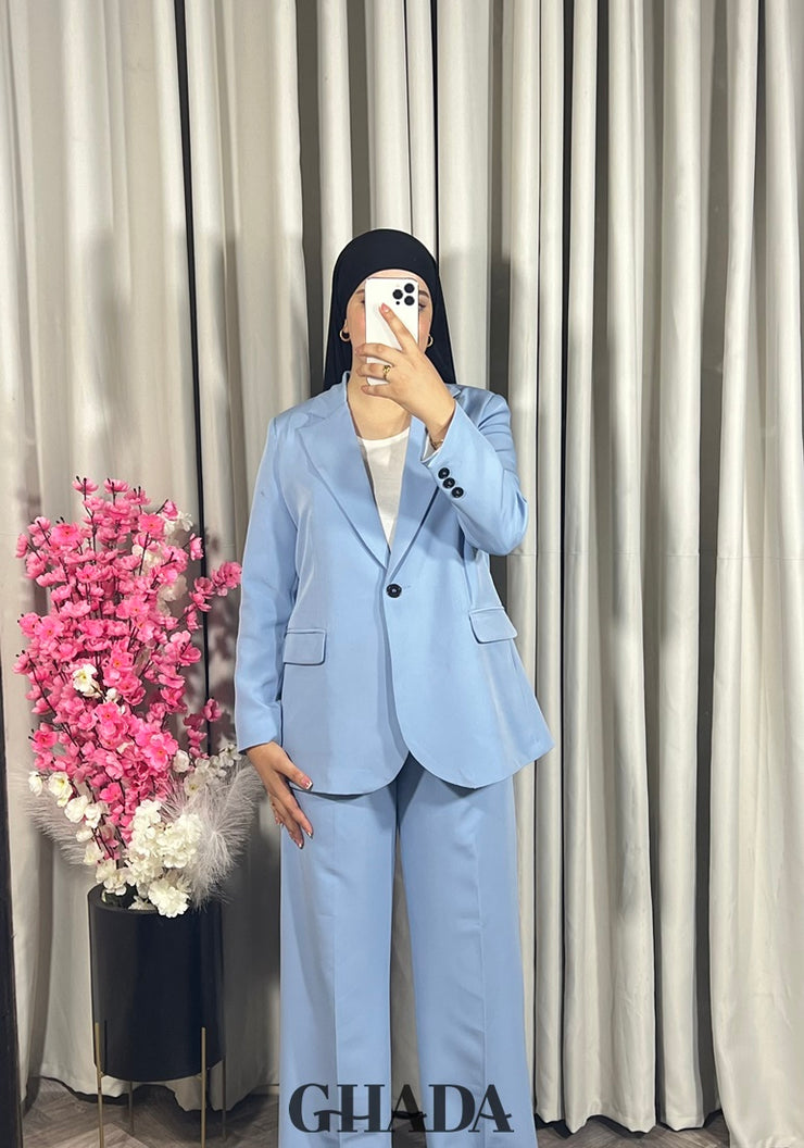 Ensemble Tailleur en bleu ciel