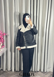 Perfecto en simili-cuir en noir