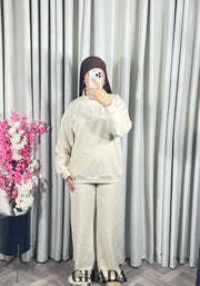 Ensemble survêtement en beige