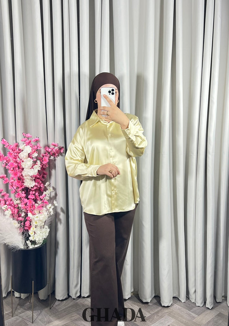 Chemise jaune