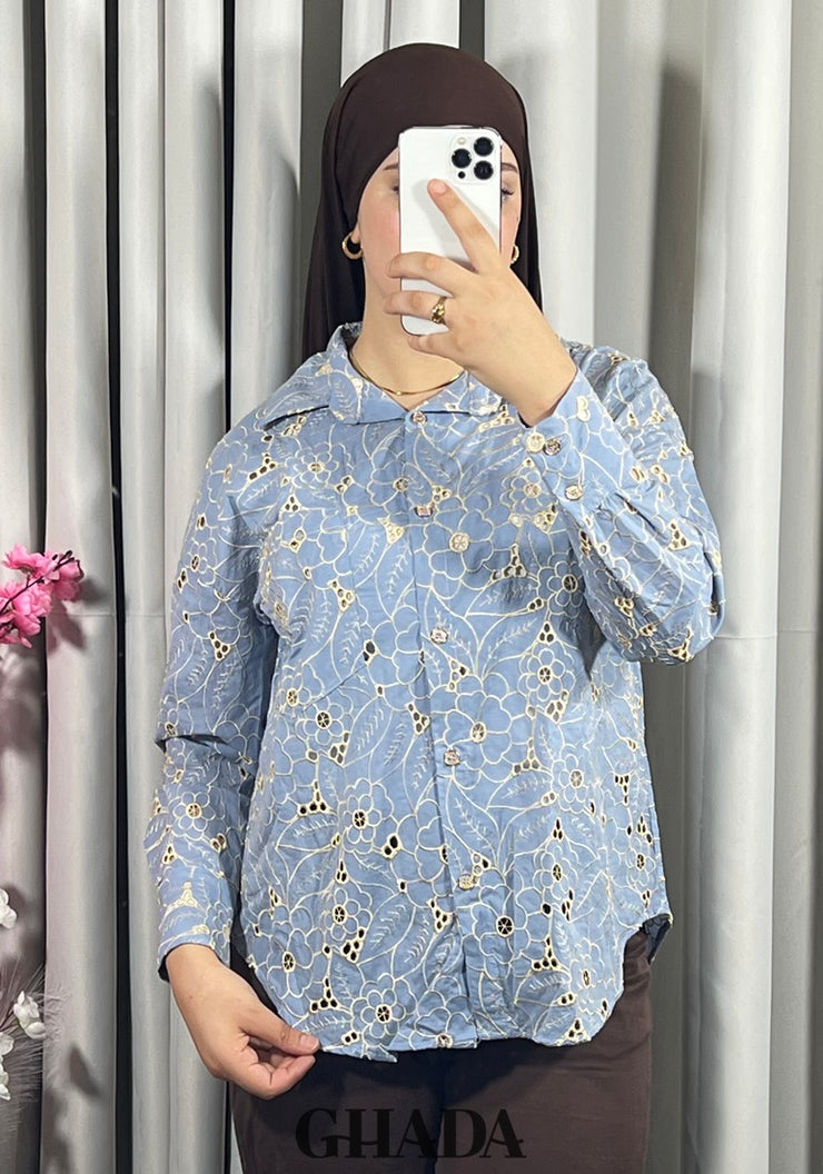 Chemise brodée