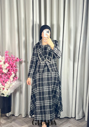 Ensemble robe avec veste en tweed