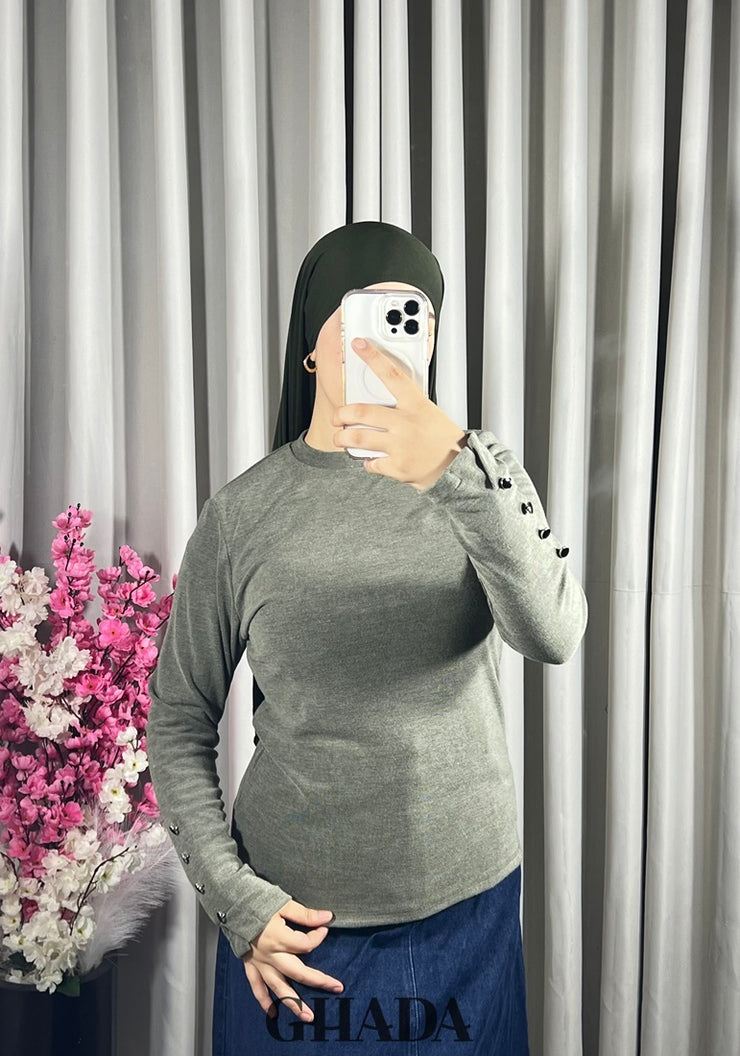 Pull en maille col rond