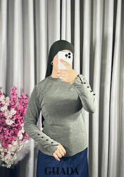 Pull en maille col rond