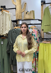 Chemise jaune