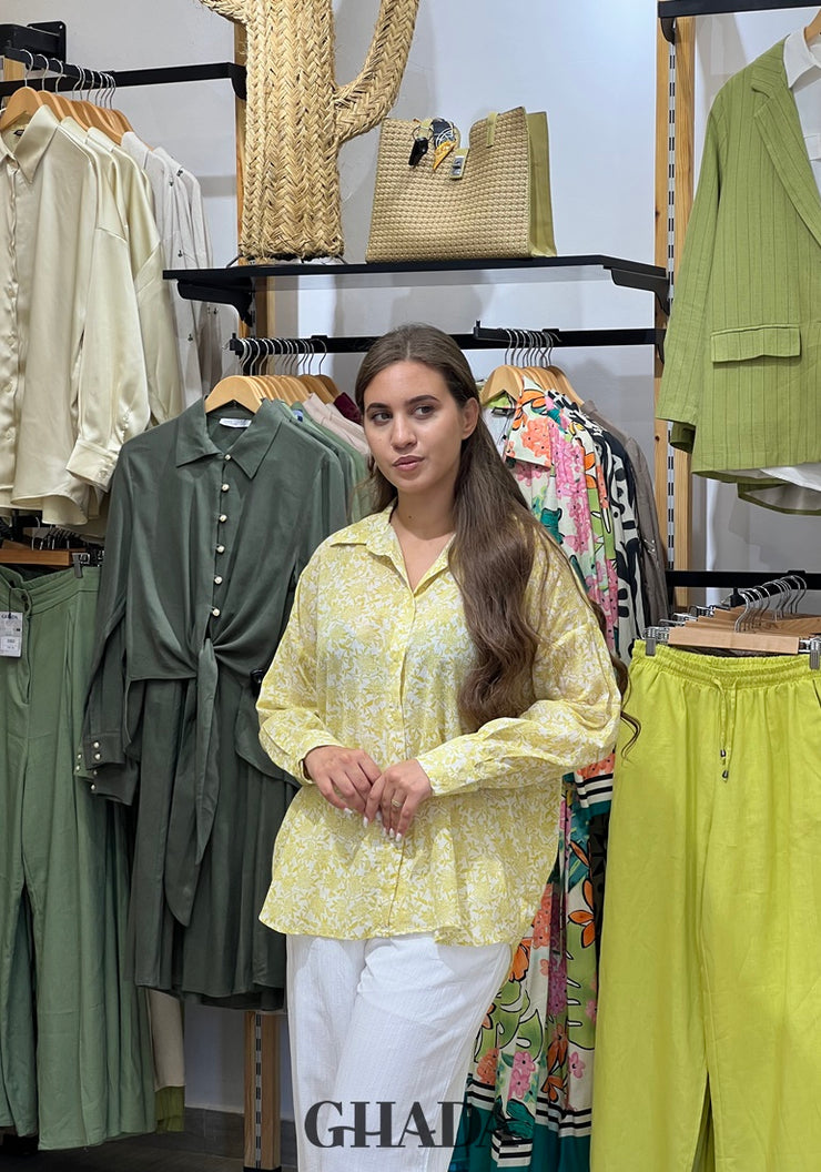 Chemise jaune