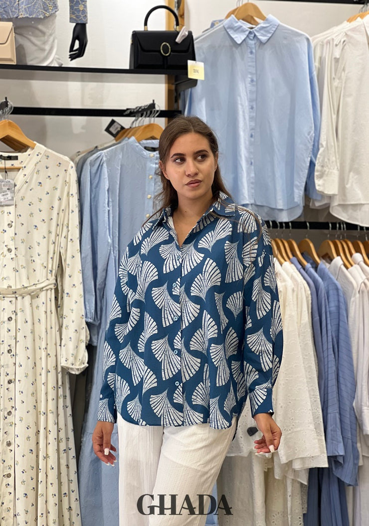 Chemise bleue