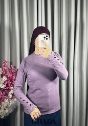 Pull en maille col rond