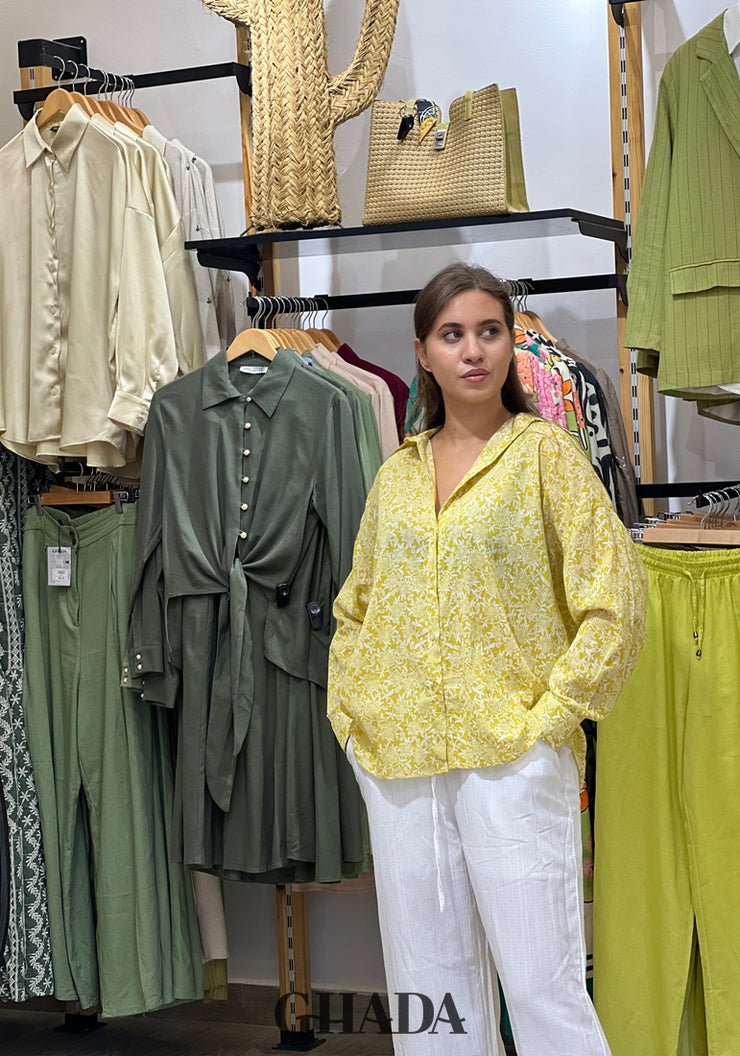 Chemise jaune