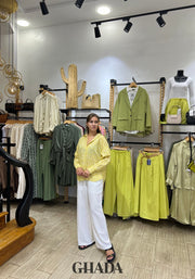 Chemise jaune