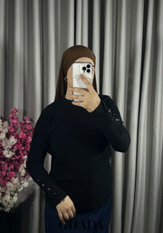 Pull en maille col rond