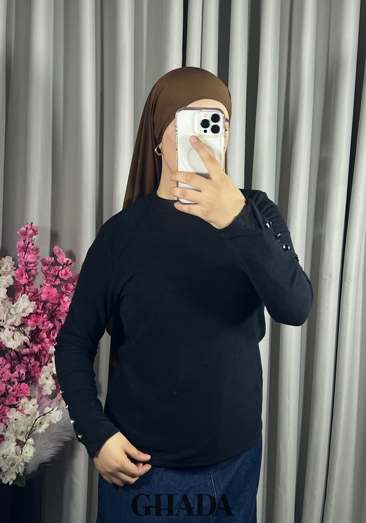 Pull en maille col rond