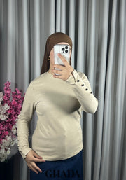 Pull en maille col rond