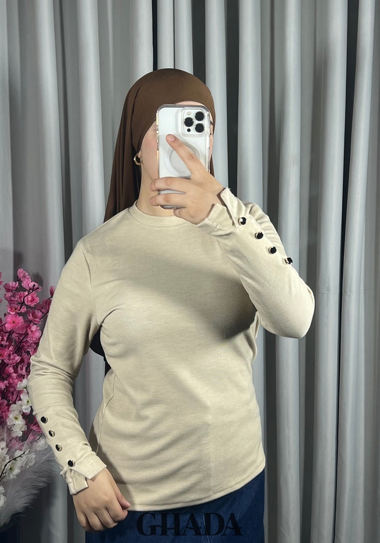 Pull en maille col rond