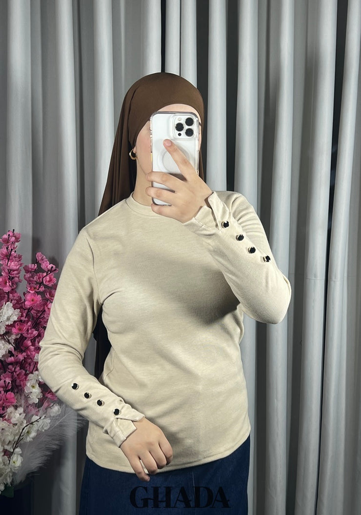 Pull en maille col rond