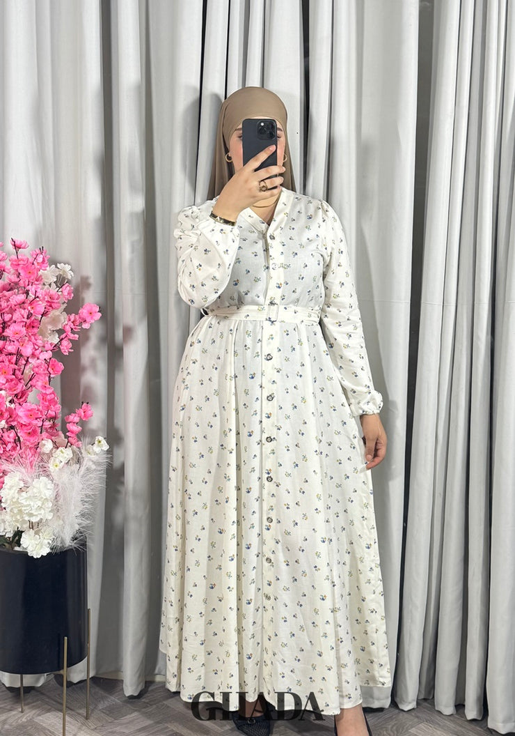 Robe à motif florale
