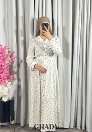 Robe à motif florale
