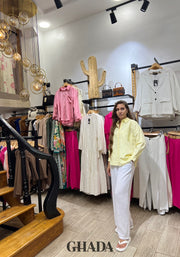 Chemise jaune