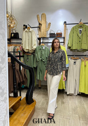 Chemise à motifs