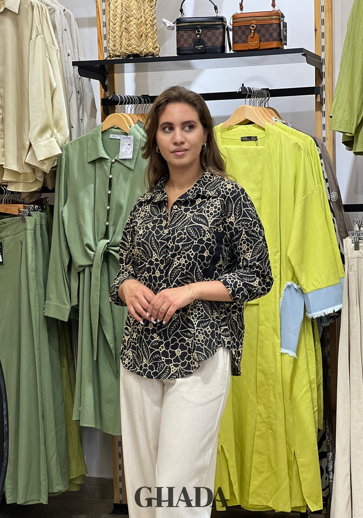 Chemise à motifs