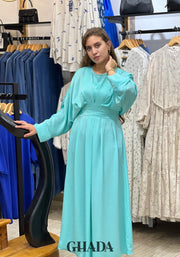 Robe satinée