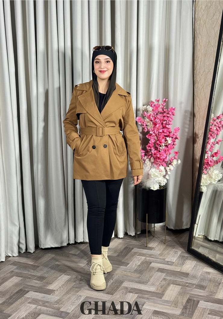 Trench-coat en camel