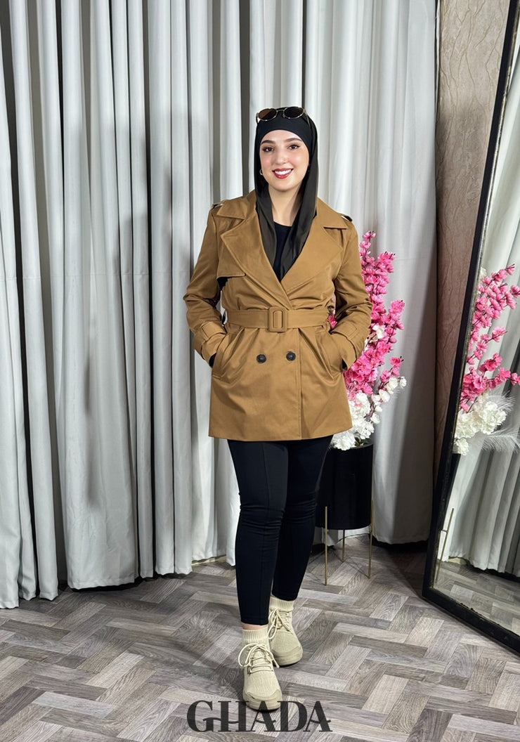 Trench-coat en camel