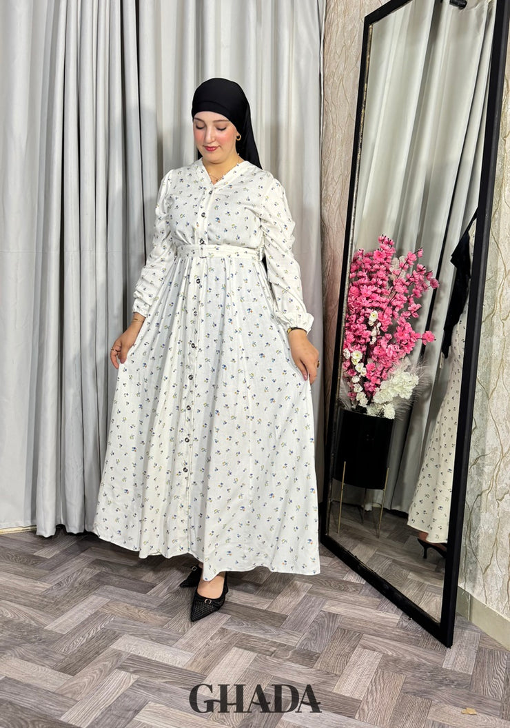 Robe à motif florale