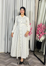 Robe à motif florale