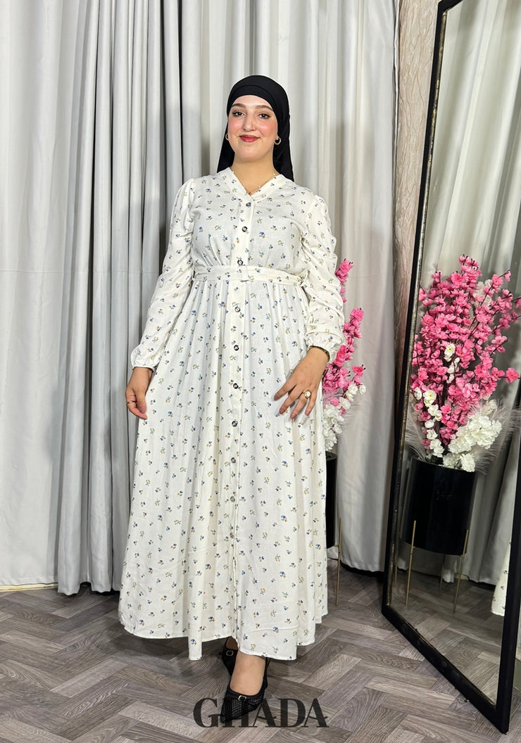 Robe à motif florale