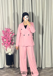 Ensemble tailleur en rose