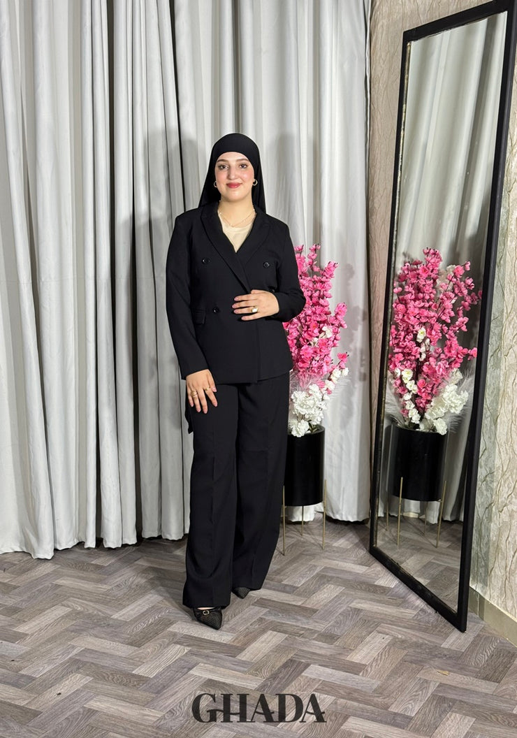 Ensemble tailleur en noir