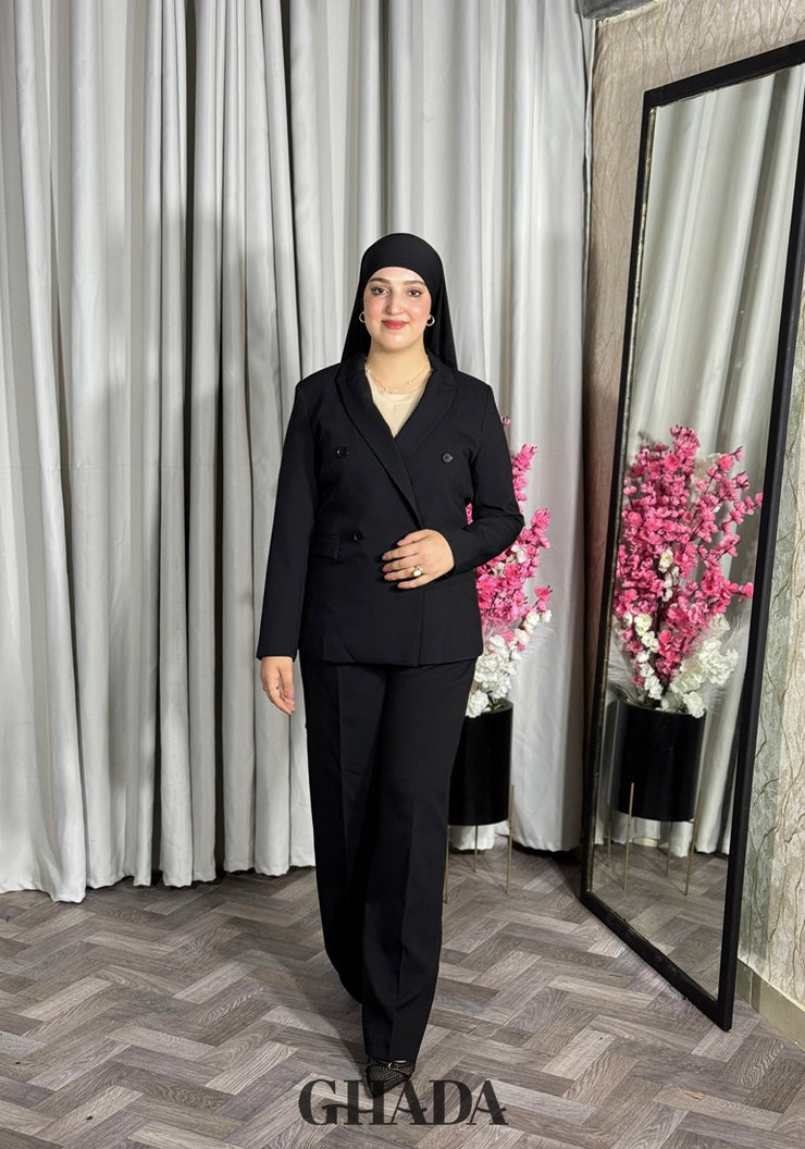 Ensemble tailleur en noir
