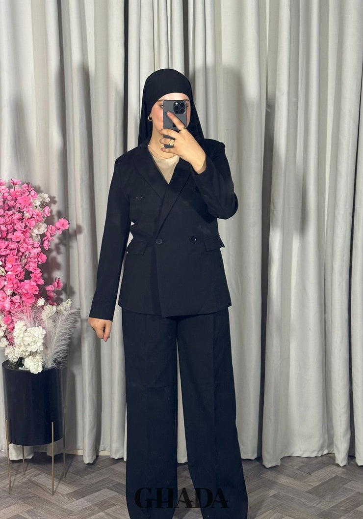 Ensemble tailleur en noir