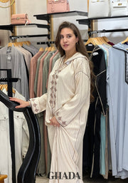 Djellaba deux pièces en Kamkha