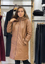 Doudoune en camel