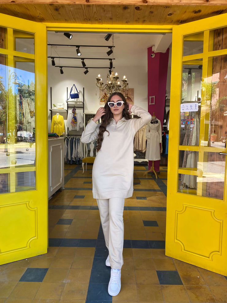 Ensemble de survêtement en beige