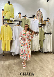 Robe décontractée fleurie