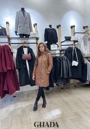 Doudoune en camel