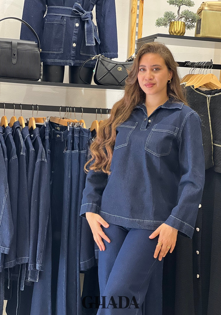 Chemise en denim