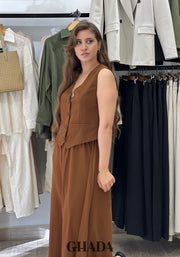 Ensemble gilet et jupe