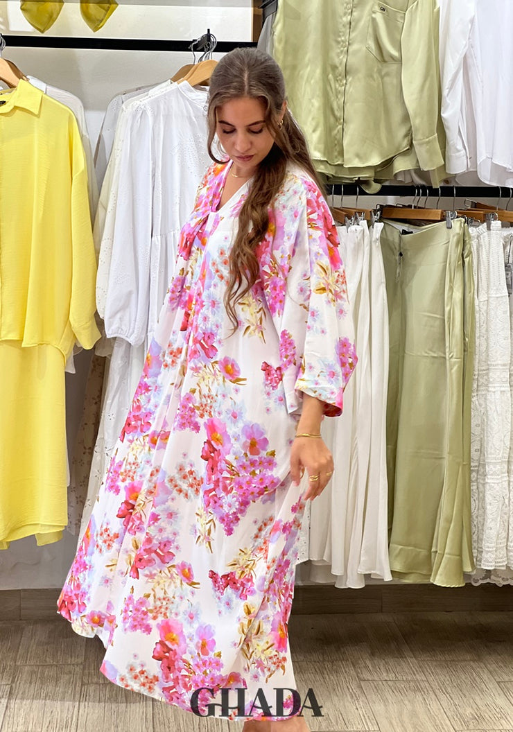 Robe décontractée fleurie
